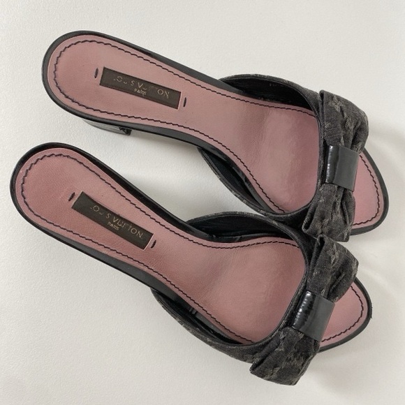 Authentic Louis Vuitton Heels Mules - Picture 2 of 6